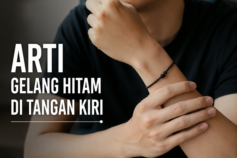 arti gelang hitam di tangan kiri