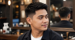 potongan rambut 2 jari